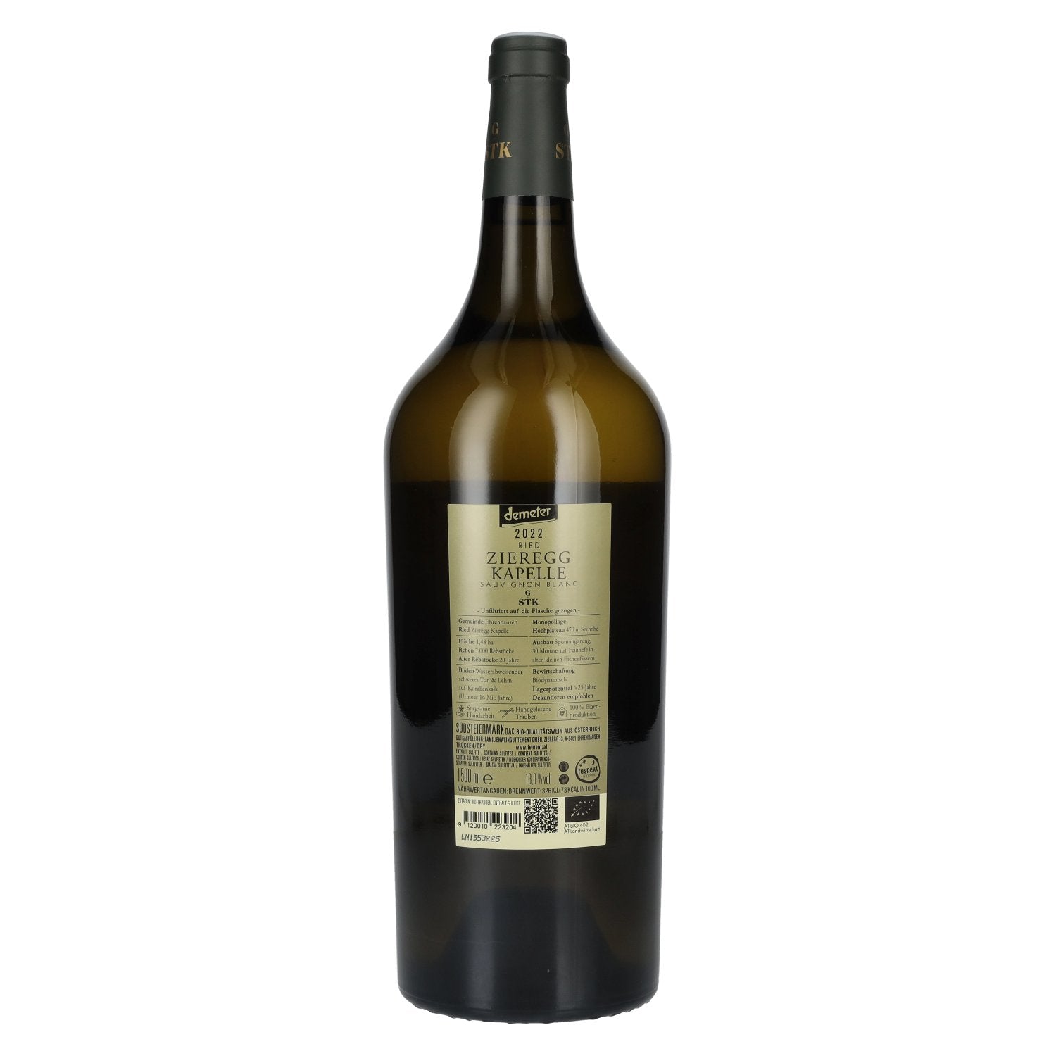 Tement Sauvignon Blanc Ried Zieregg Kapelle Südsteiermark DAC 2022 13% Vol. 1,5l