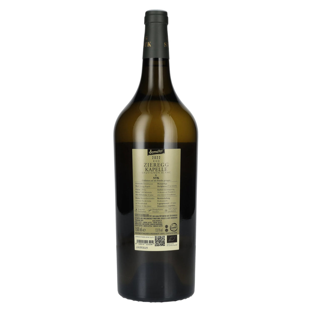 Tement Sauvignon Blanc Ried Zieregg Kapelle Südsteiermark DAC 2022 13 % vol. 1,5 l