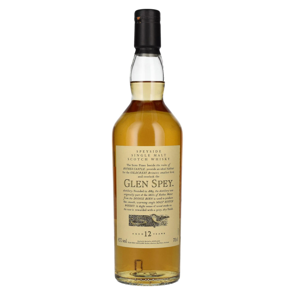 Glen Spey 12 Years Old FLORA &amp; FAUNA Speyside Single Malt 43% vol. 0.7 l