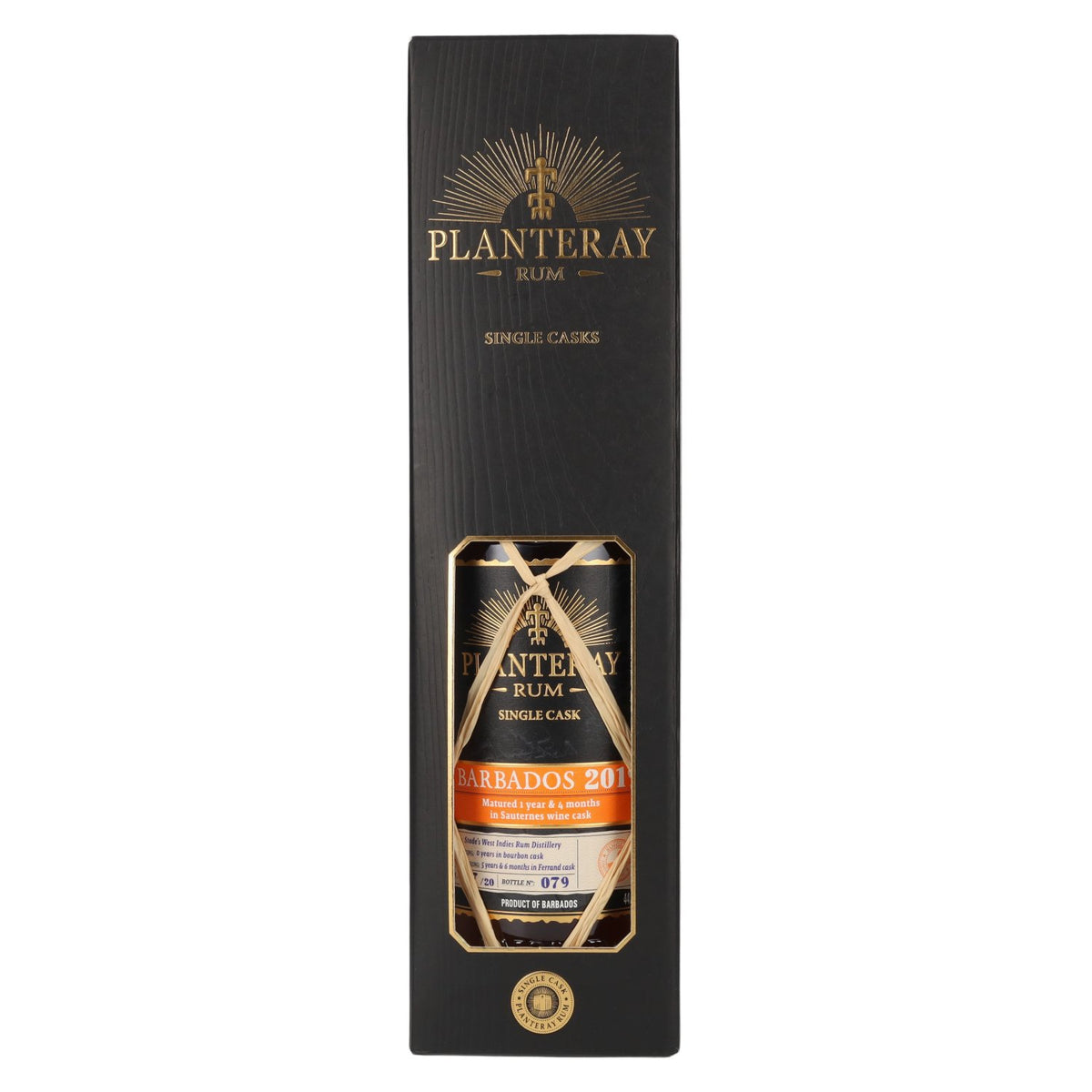 Planteray Rum BARBADOS Single Cask Sauternes Barrel 2019 44,7% vol. 0,7 l in geschenkverpakking