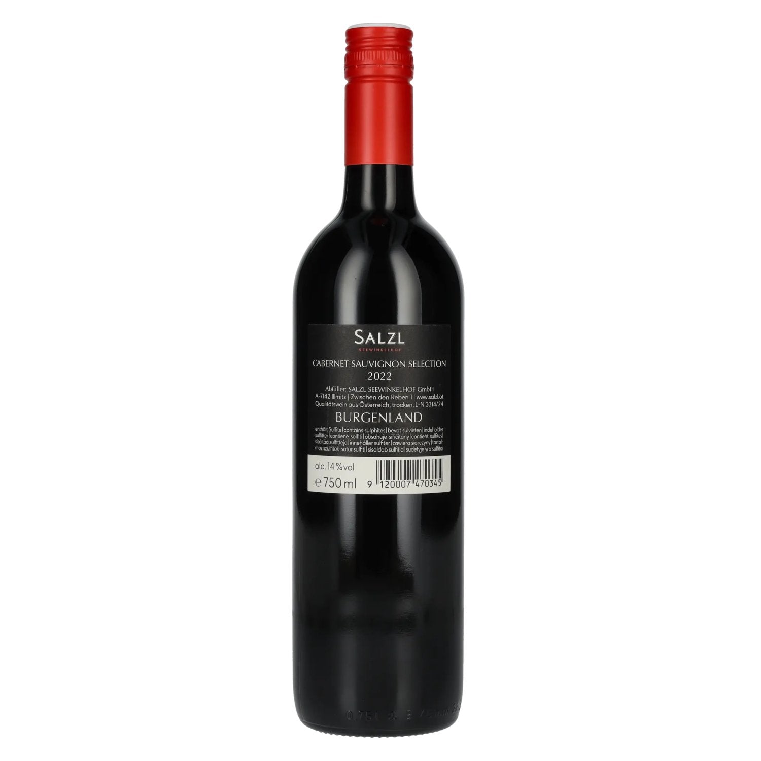 Salzl Cabernet Sauvignon Selection 2022 14% Vol. 0,75l