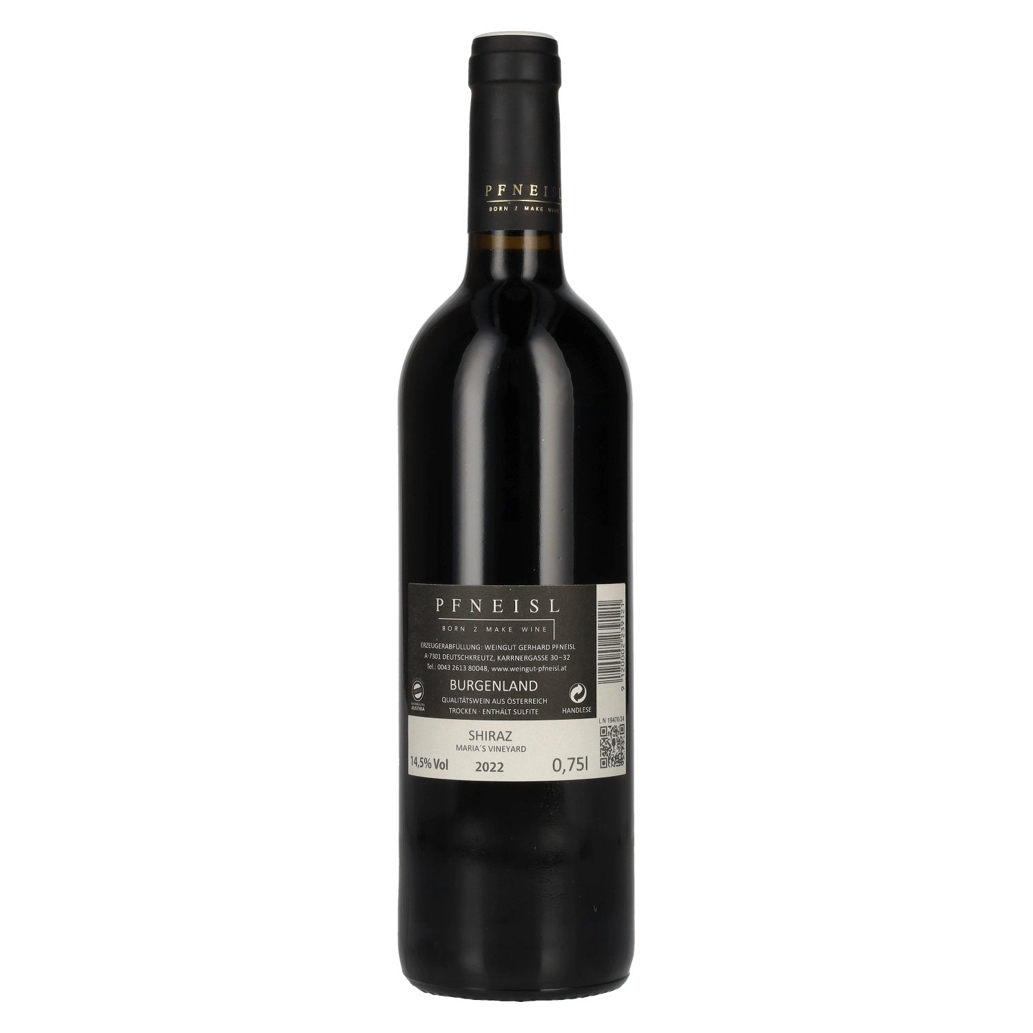 Pfneisl Shiraz MARIA'S VINEYARD 2022 14,5% Vol. 0,75l