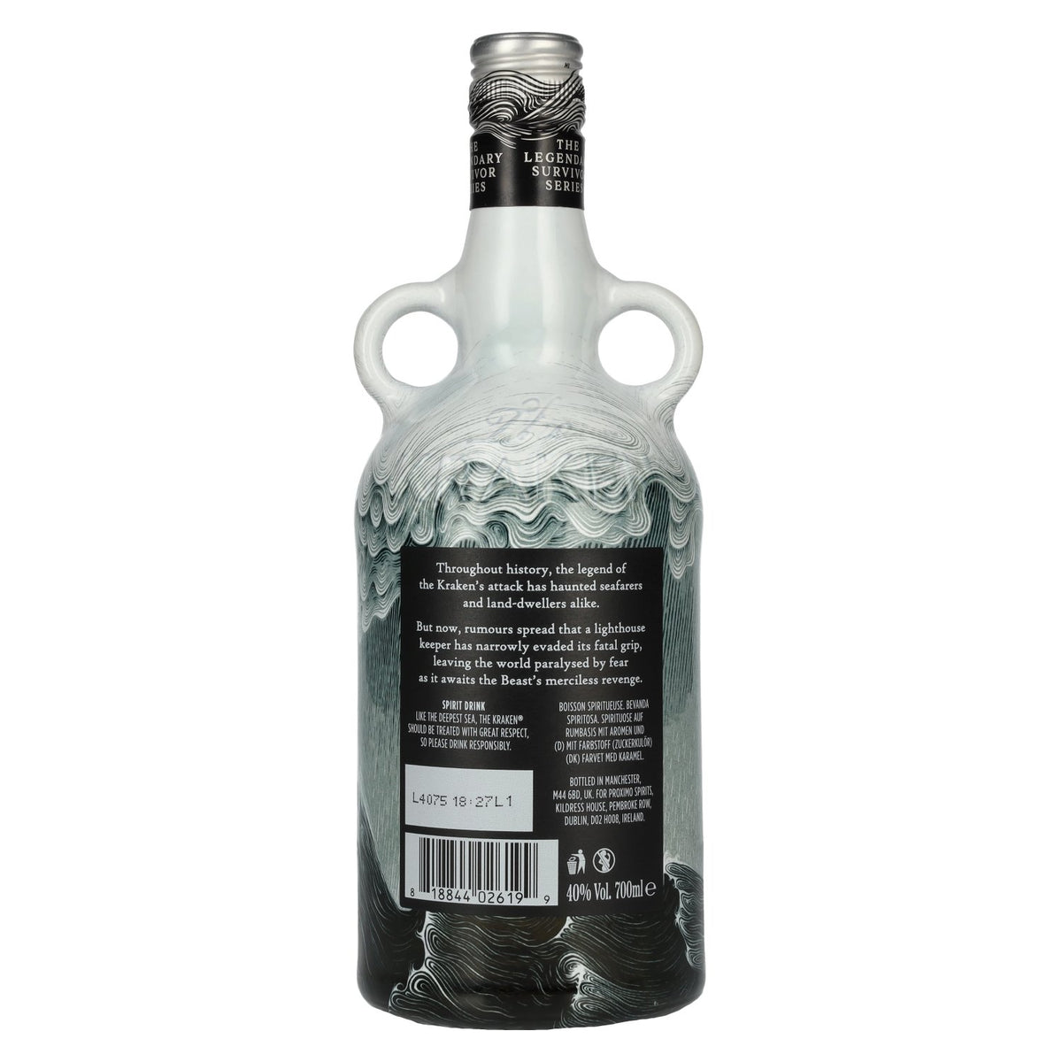 The Kraken Black Spiced The Legendary Survivor Series 40 % vol. 0,7 l