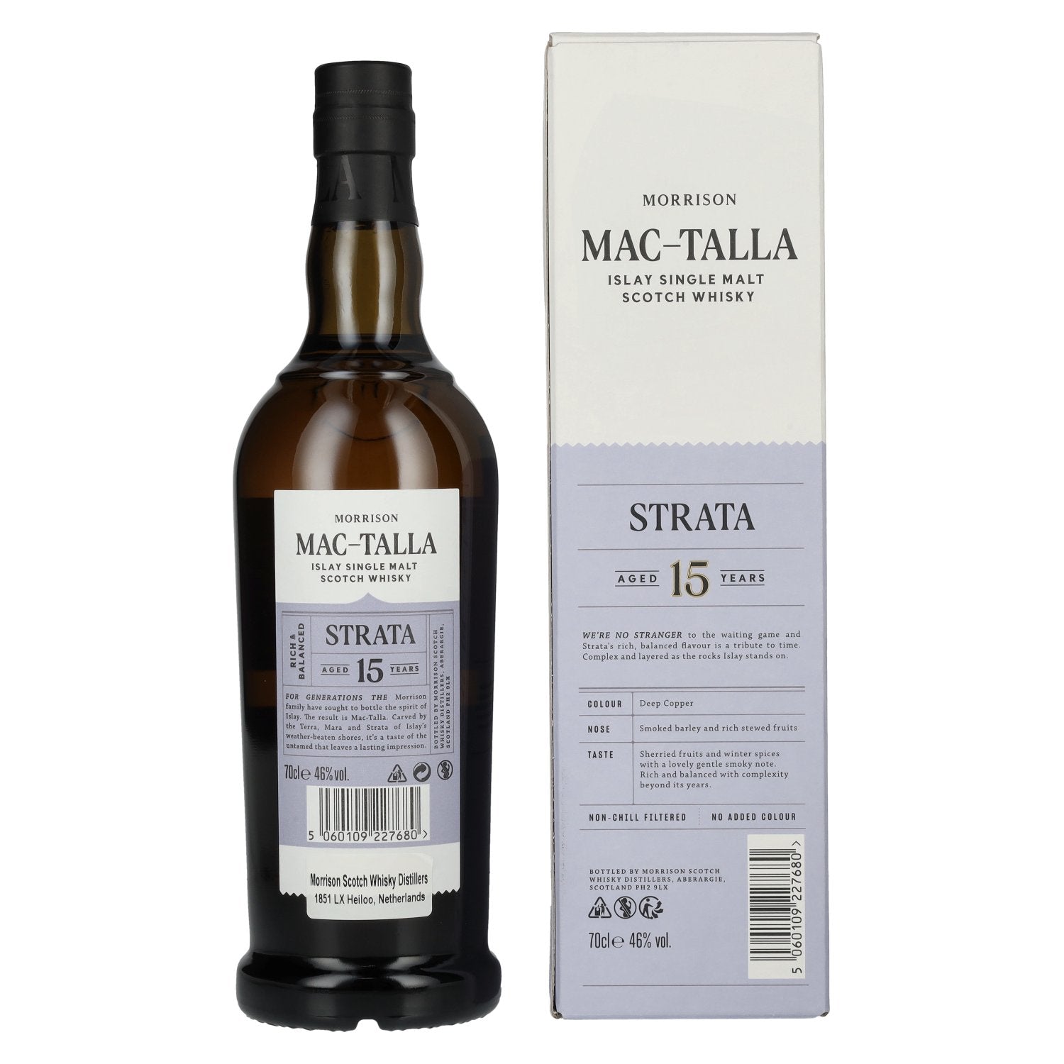 Mac-Talla Morrison 15 Years Old STRATA Islay Single Malt Whisky 46% Vol. 0,7l in gift box