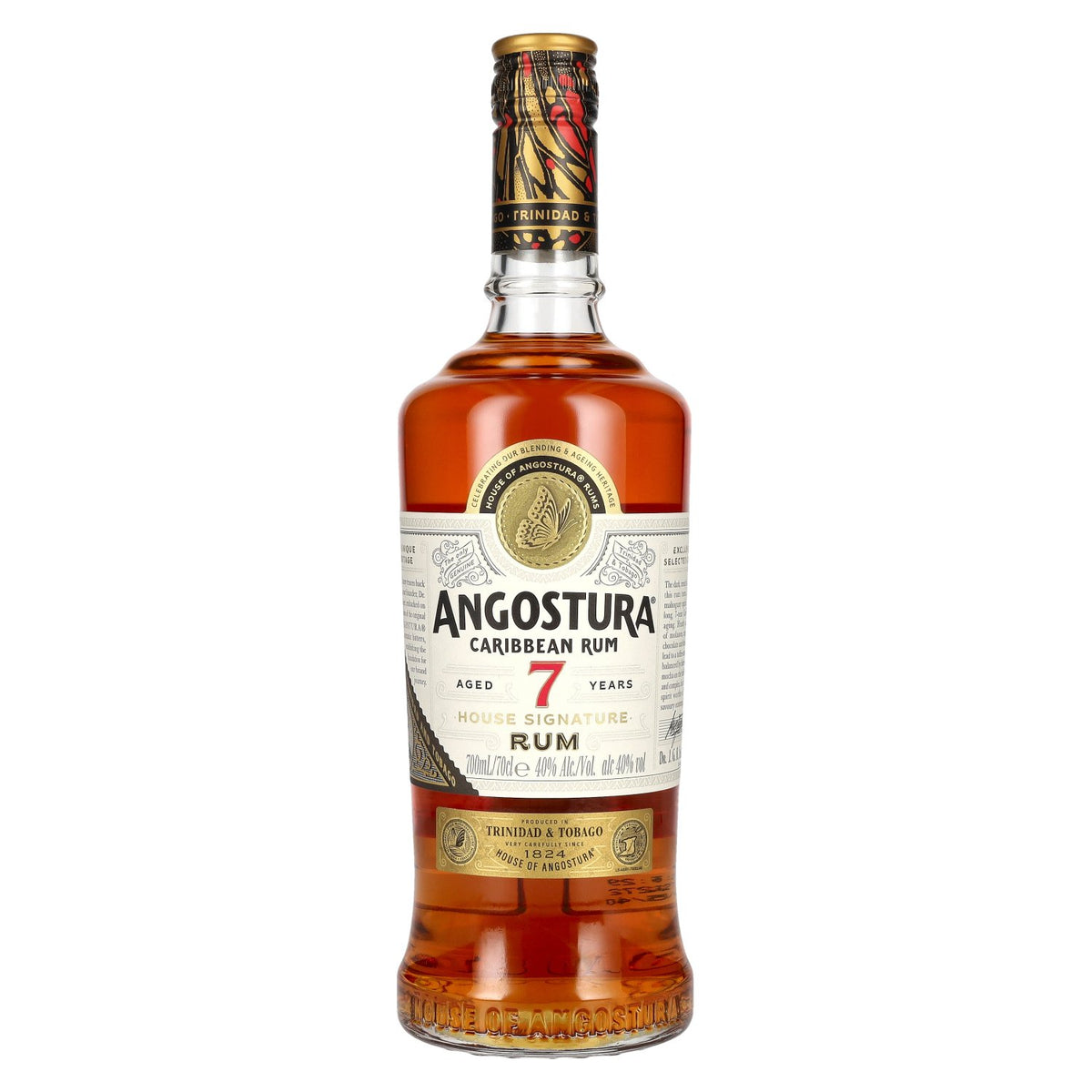 Angostura 7 Years Old House Signature Caribbean Rum 40% Vol. 0,7l