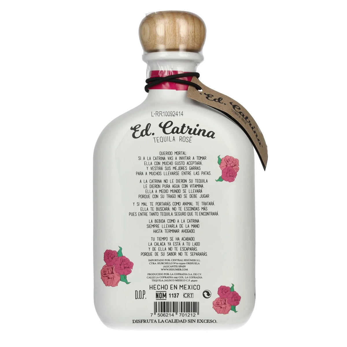La Cofradia ED. CATRINA Tequila Rosé Reposado 100% Agave 38% vol. 0.7 l