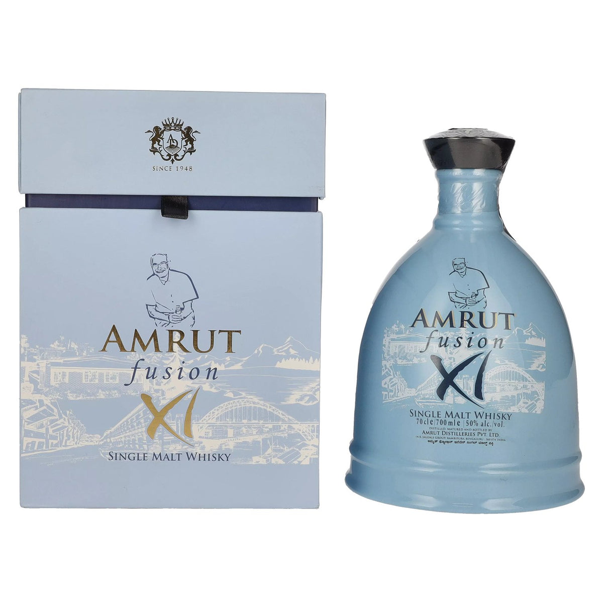 Amrut FUSION XI Single Malt Whisky 50% vol. 0.7 l in a gift box