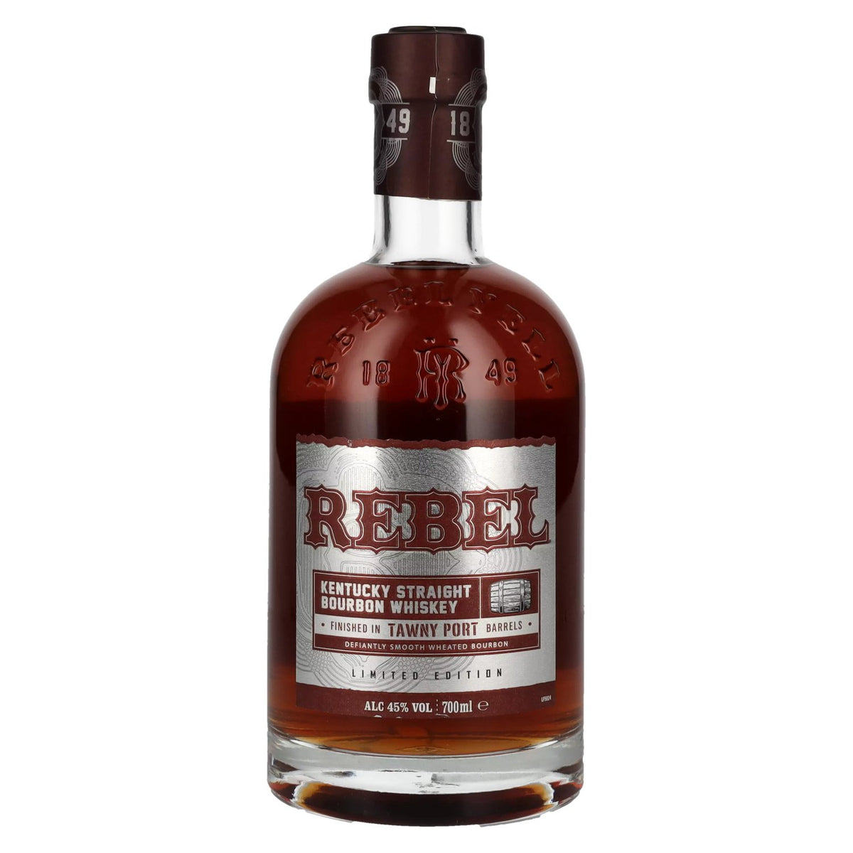 Whisky Rebel Kentucky Straight Bourbon TAWNY PORT Barrel Finish 45 % vol. 0,7 l