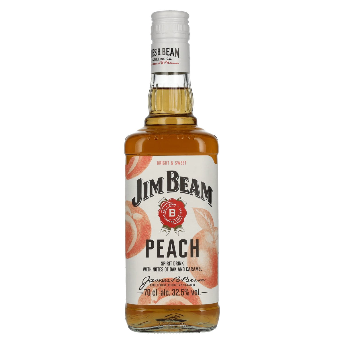 Jim Beam PEACH Spirit Drink 32.5% ABV 0.7l