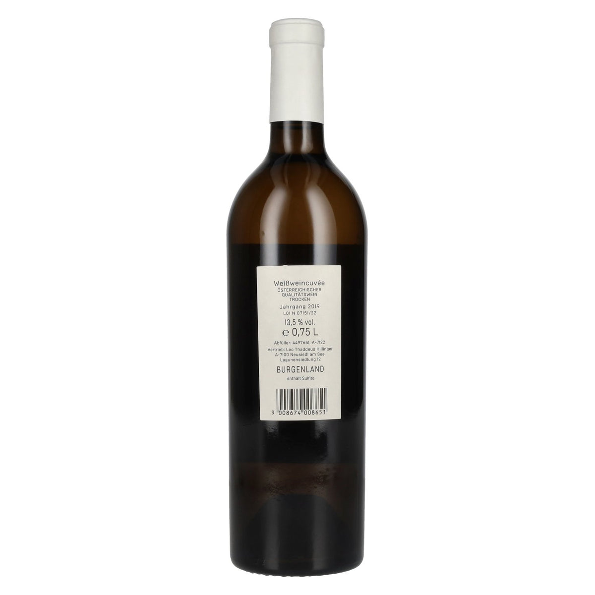 Hillinger JACK without dad! Wit 2019 13,5% vol. 0,75 l