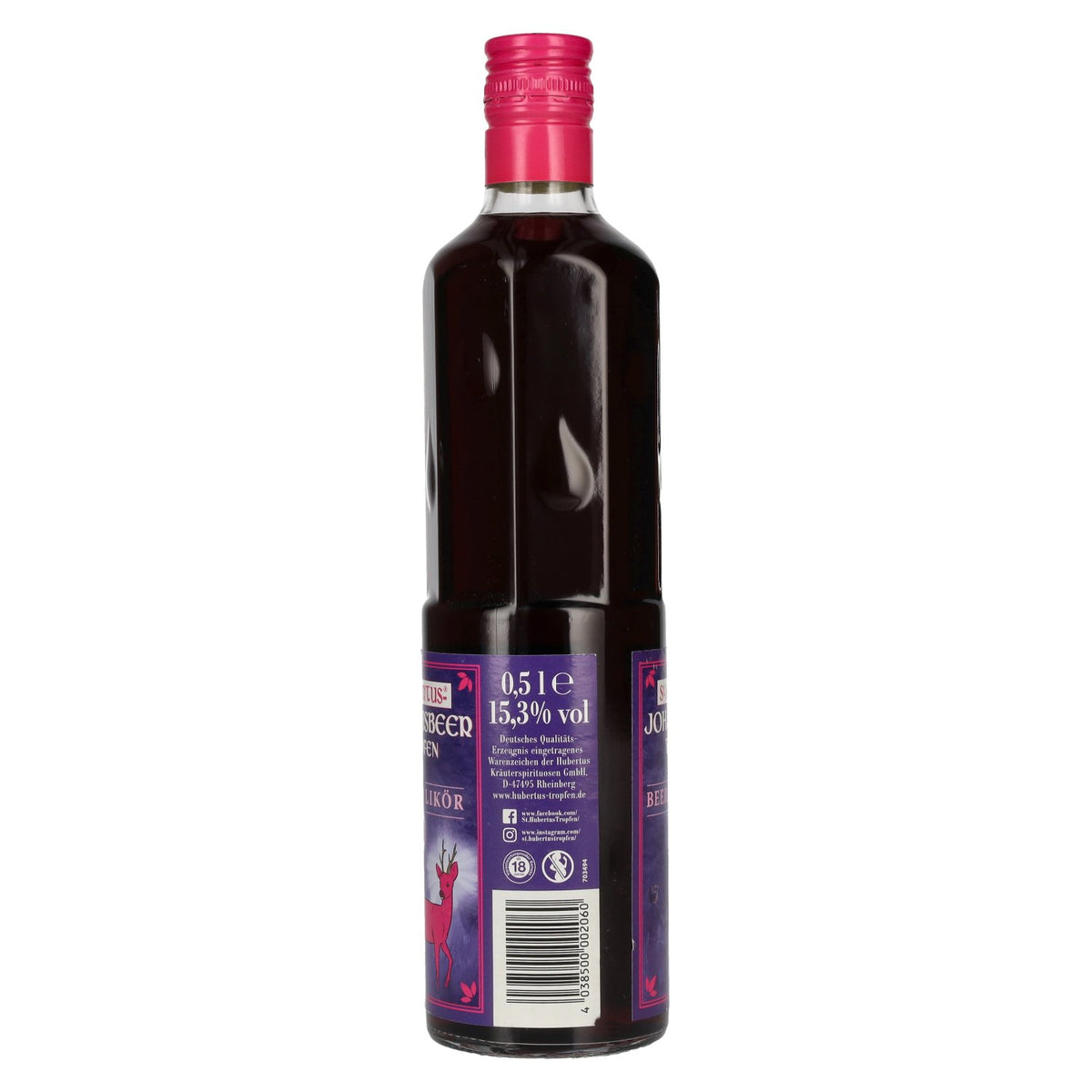 St. Hubertus JOHANNISBEER Berry Liqueur 15.3% vol. 0.5 l