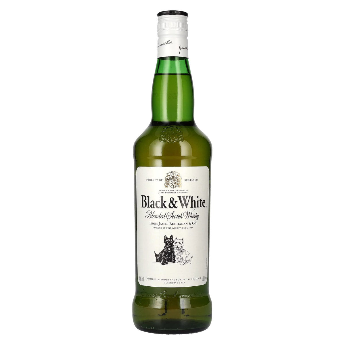 Black &amp; White Blended Scotch Whisky 40% vol. 0.7 l