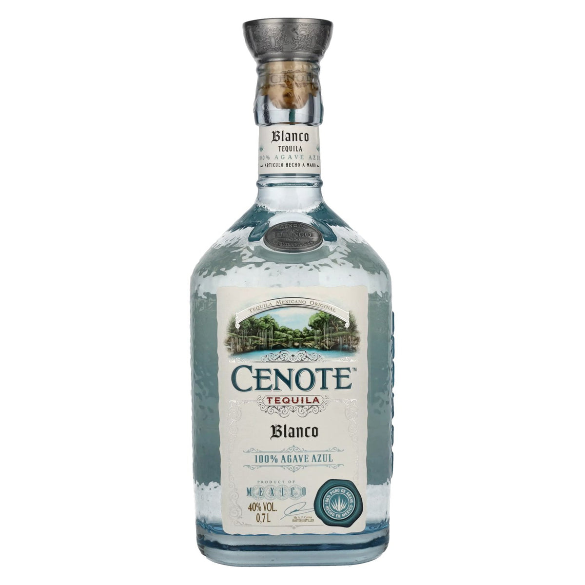 Cenote Tequila Blanco 100% Agave Azul 40% ABV 0.7l