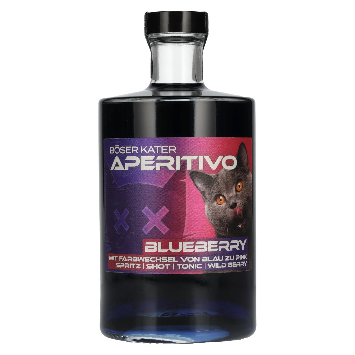 Böser Kater Aperitivo Blueberry Colour-Changing 15% ABV 0.5l