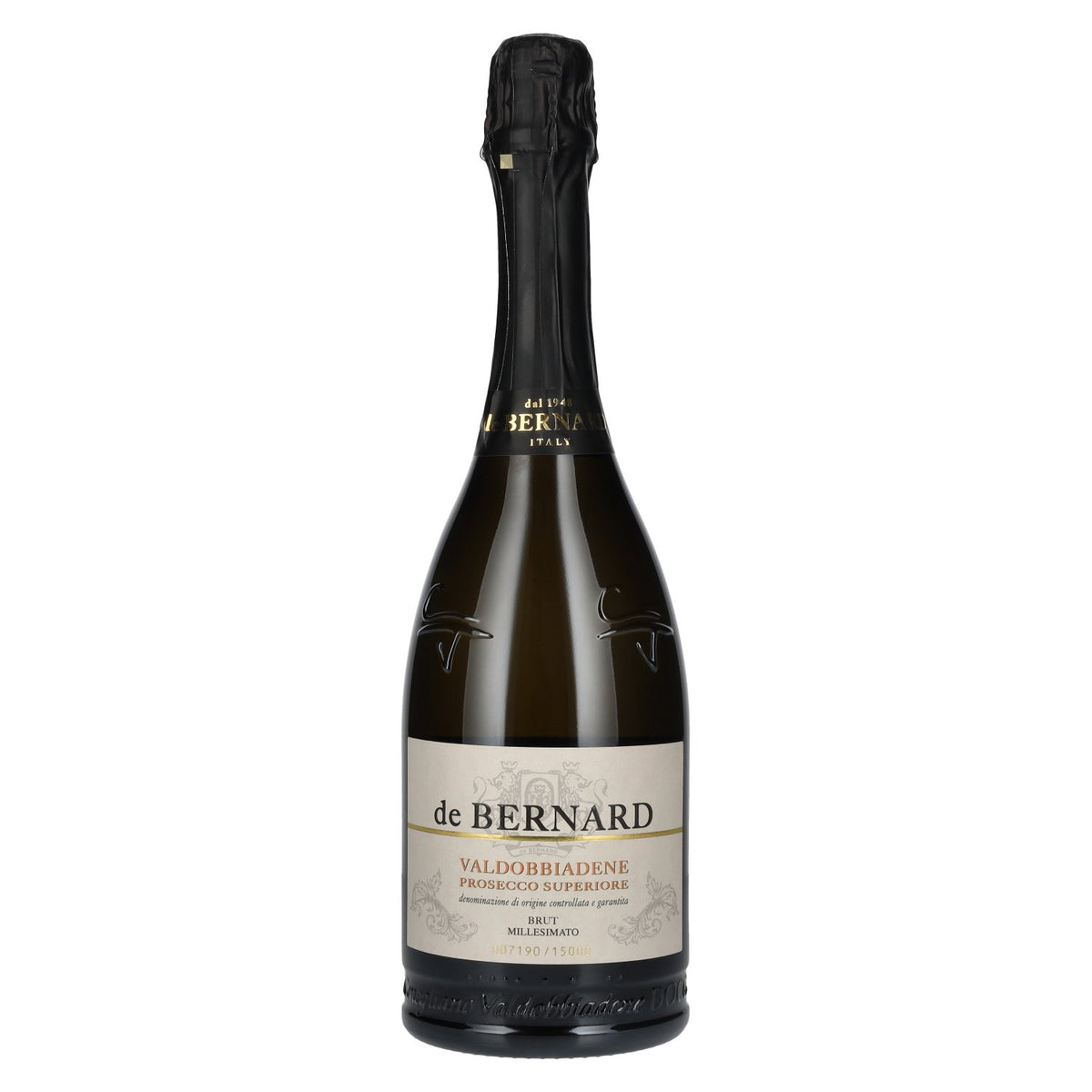 De Bernard Valdobbiadene Prosecco Superiore DOCG Brut Millesimato 2024 11.5% ABV 0.75 l