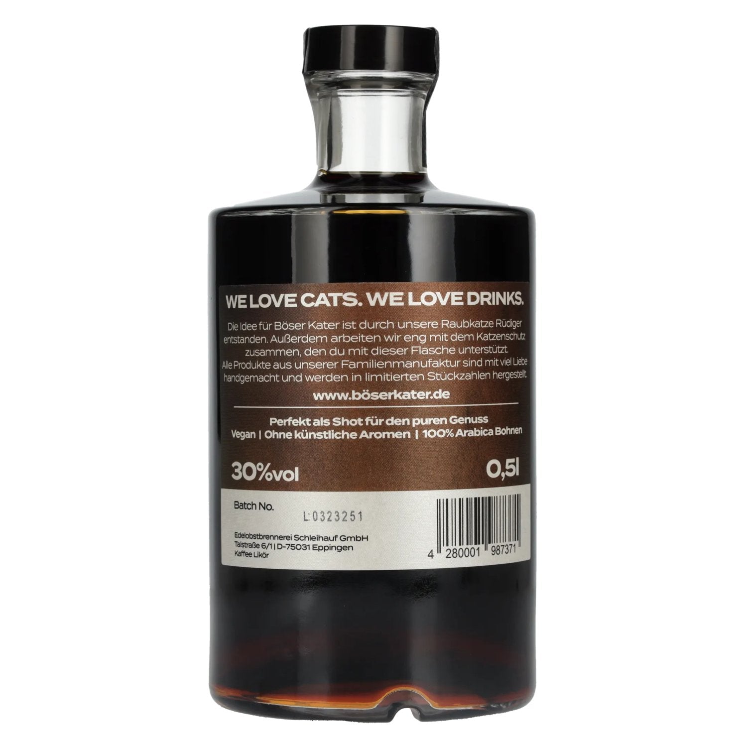 BÖSER KATER Royal Coffee Likör 30% Vol. 0,5l
