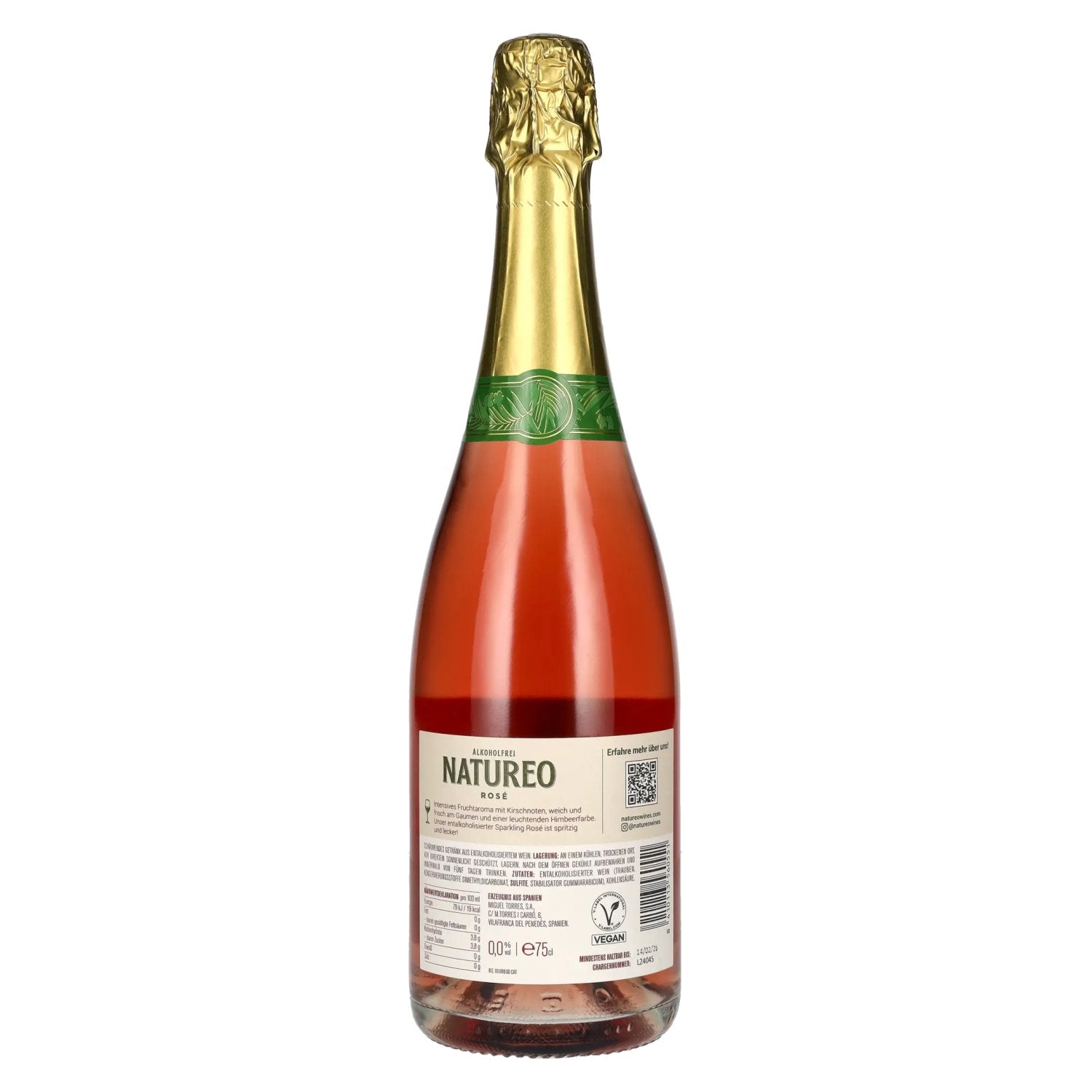 Torres Natureo Sparkling Rosé alcoholvrij 0.75l