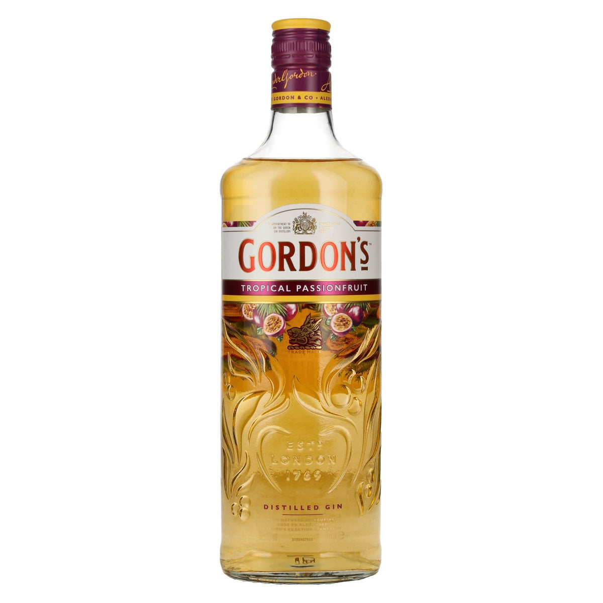 Gin distillé Gordon's TROPICAL PASSIONFRUIT 37,5 % vol. 0,7 l