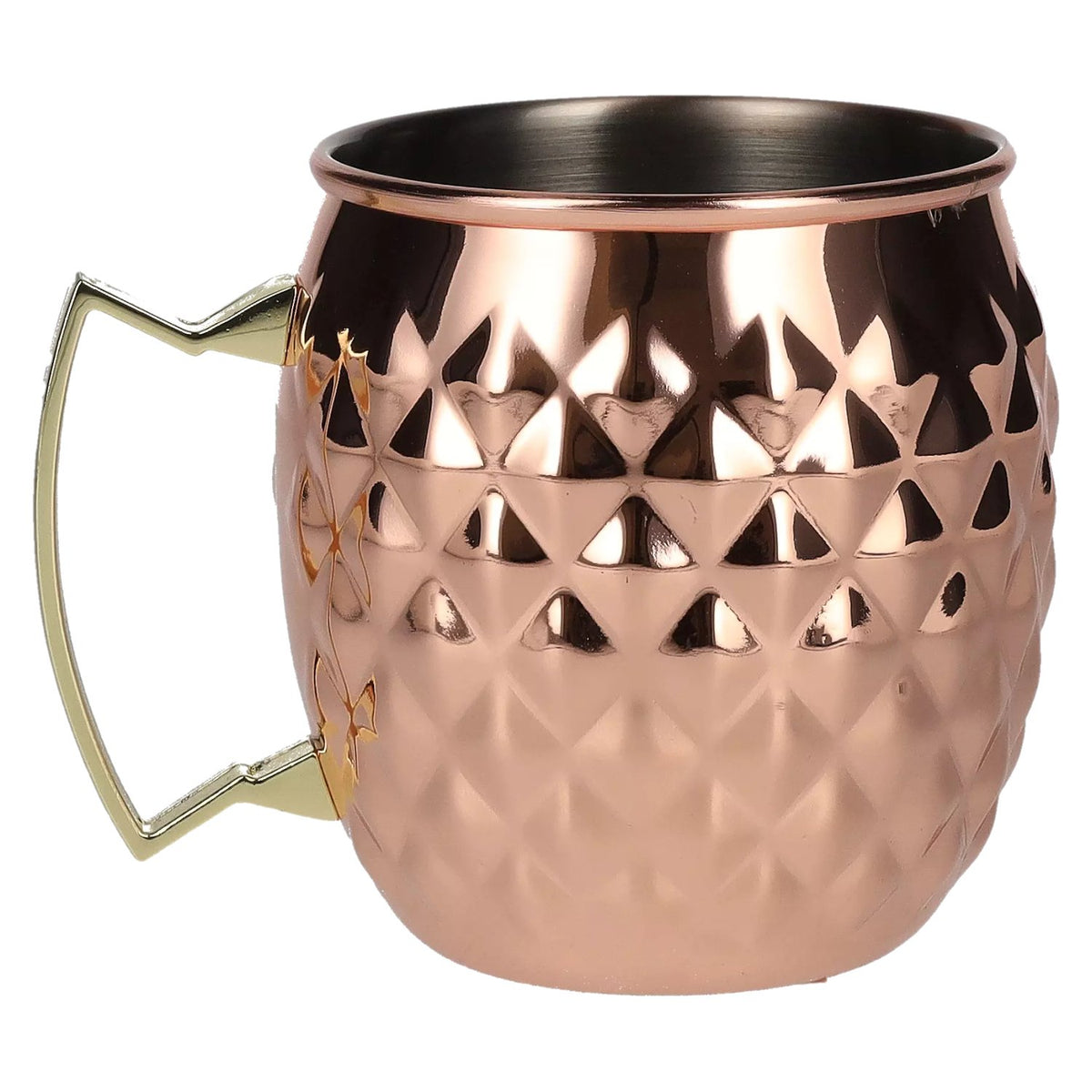 Tasse APS Moscow Mule en acier inoxydable, aspect cuivre brillant, 0,5 l