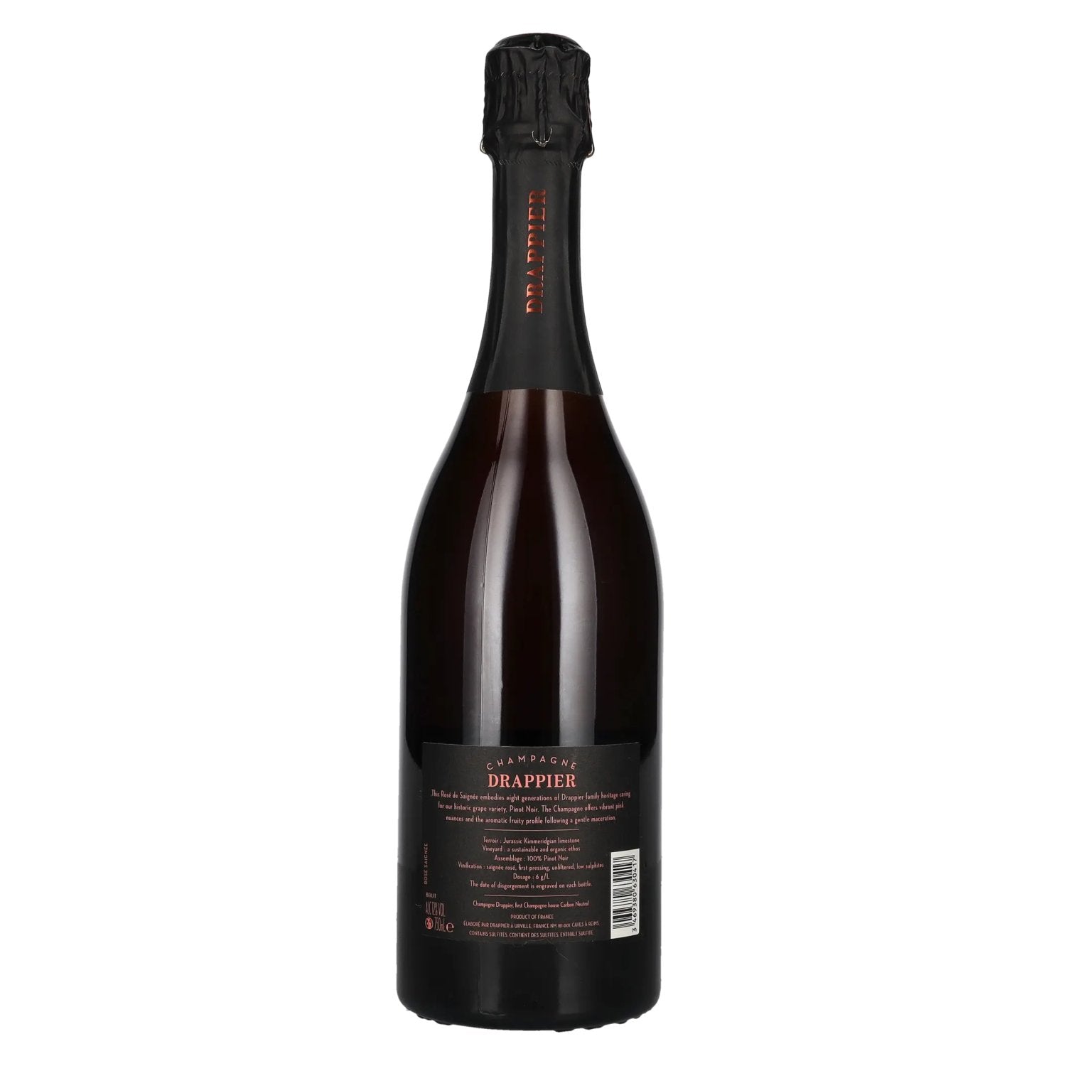 Drappier Champagne Rosé de Saignée Brut 12% Vol. 0,75l