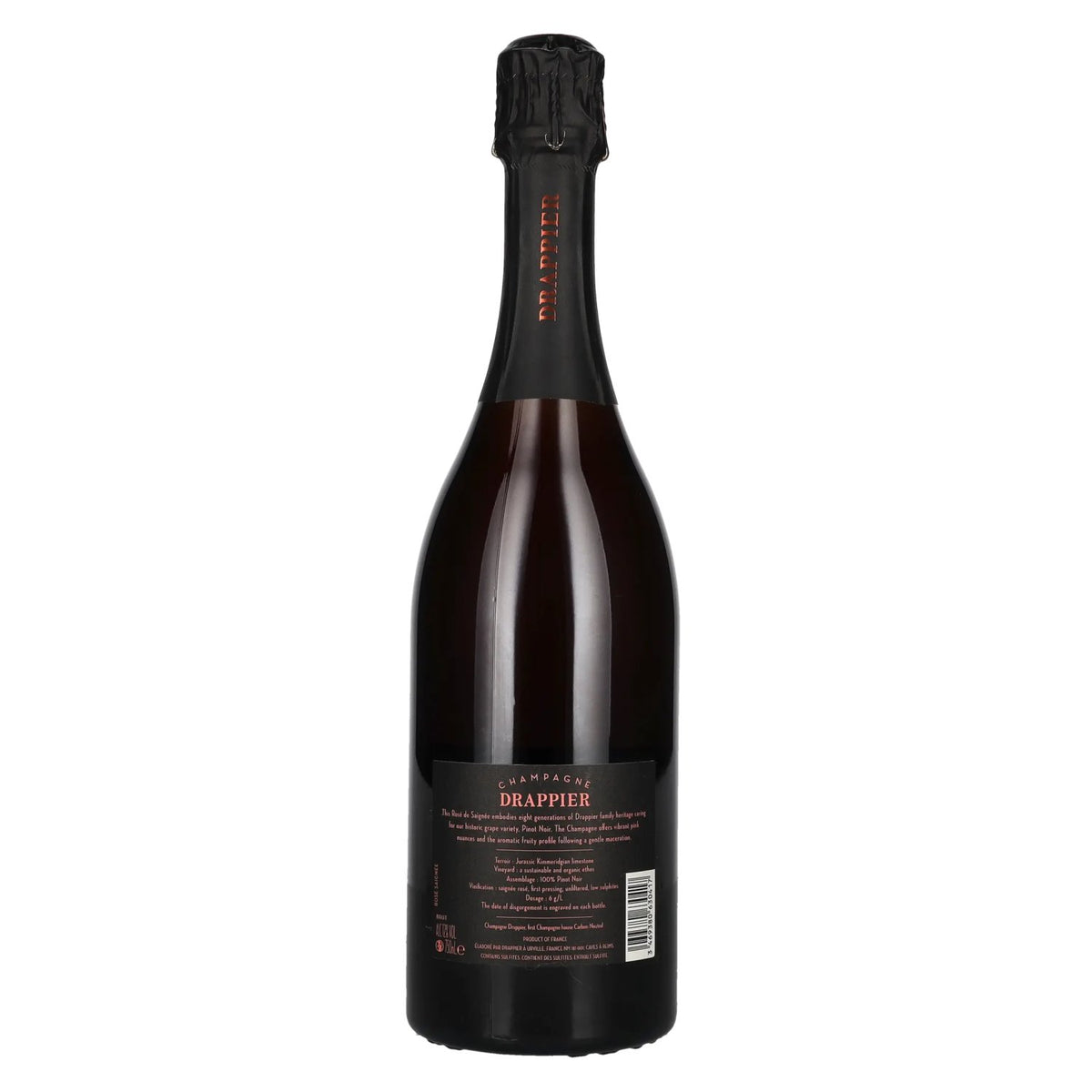 Champagne Drappier Rosé de Saignée Brut 12 % vol. 0,75 l