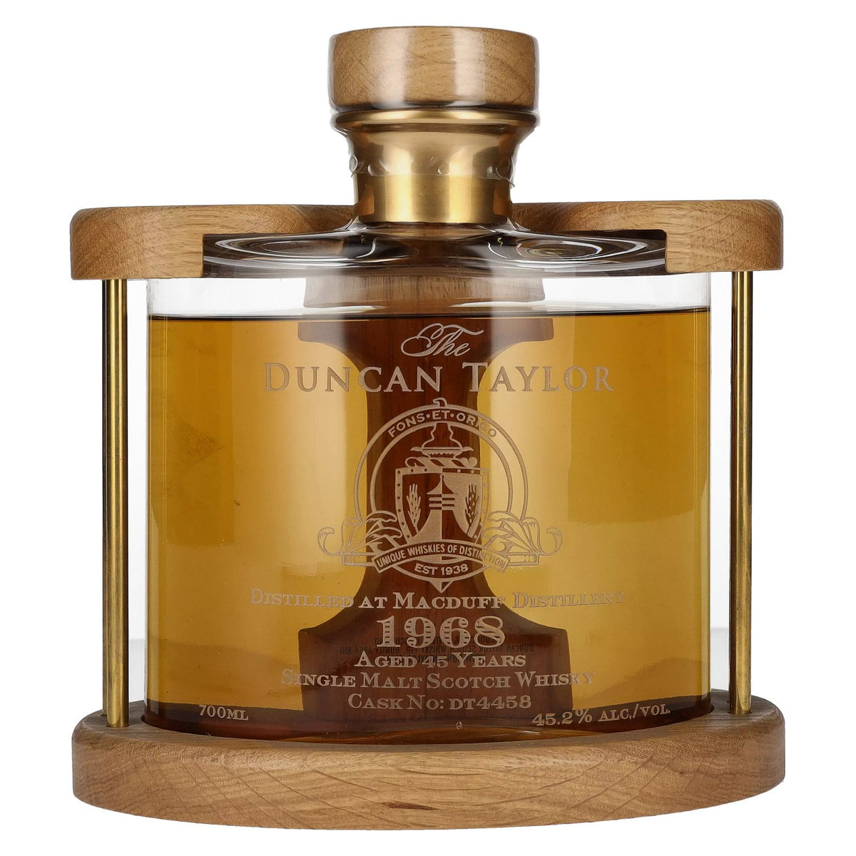 Duncan Taylor Macduff 45 Years Old Tantalus 1968 45.2% ABV 0.7l in a wooden box