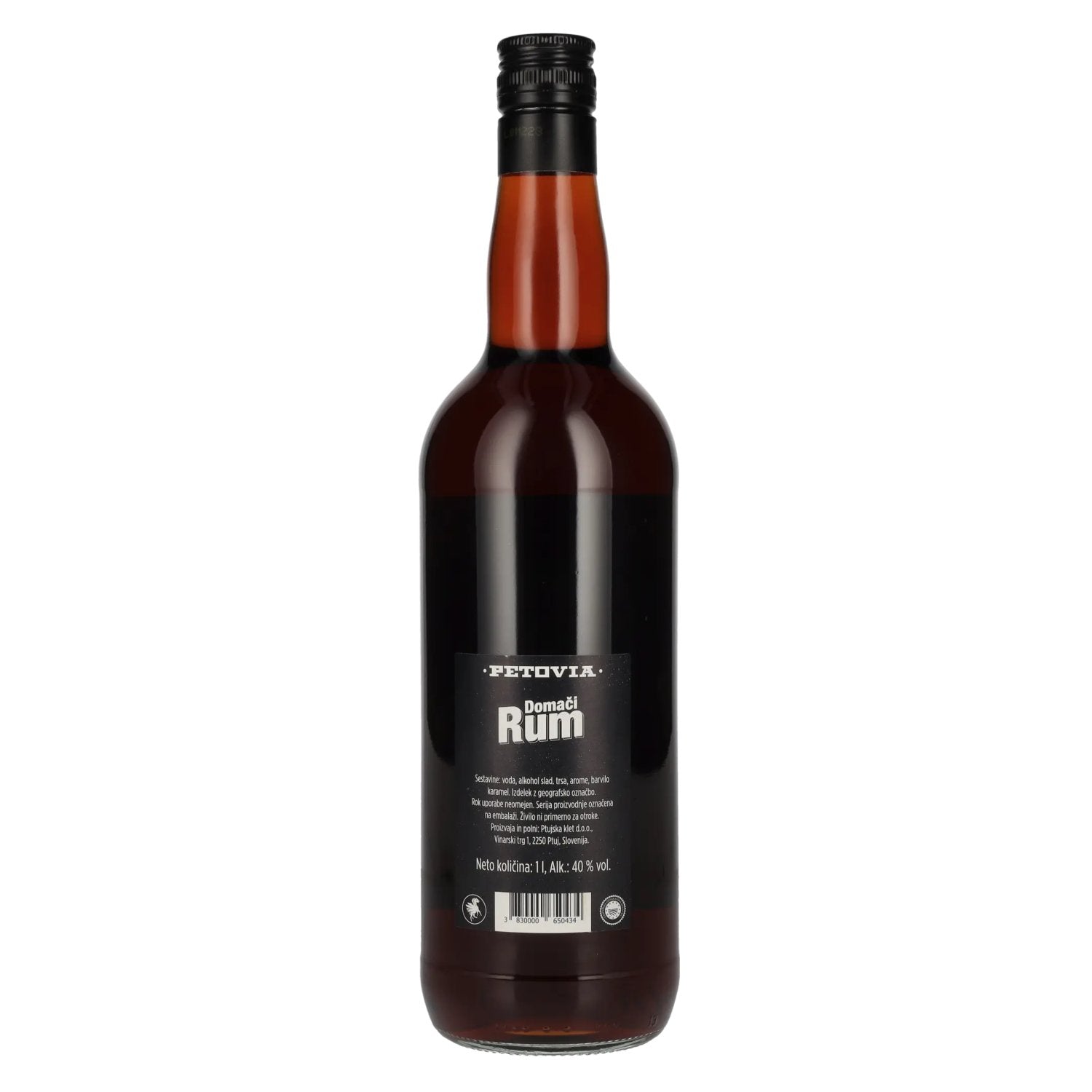 Petovia DOMAČI RUM 40% Vol. 1l