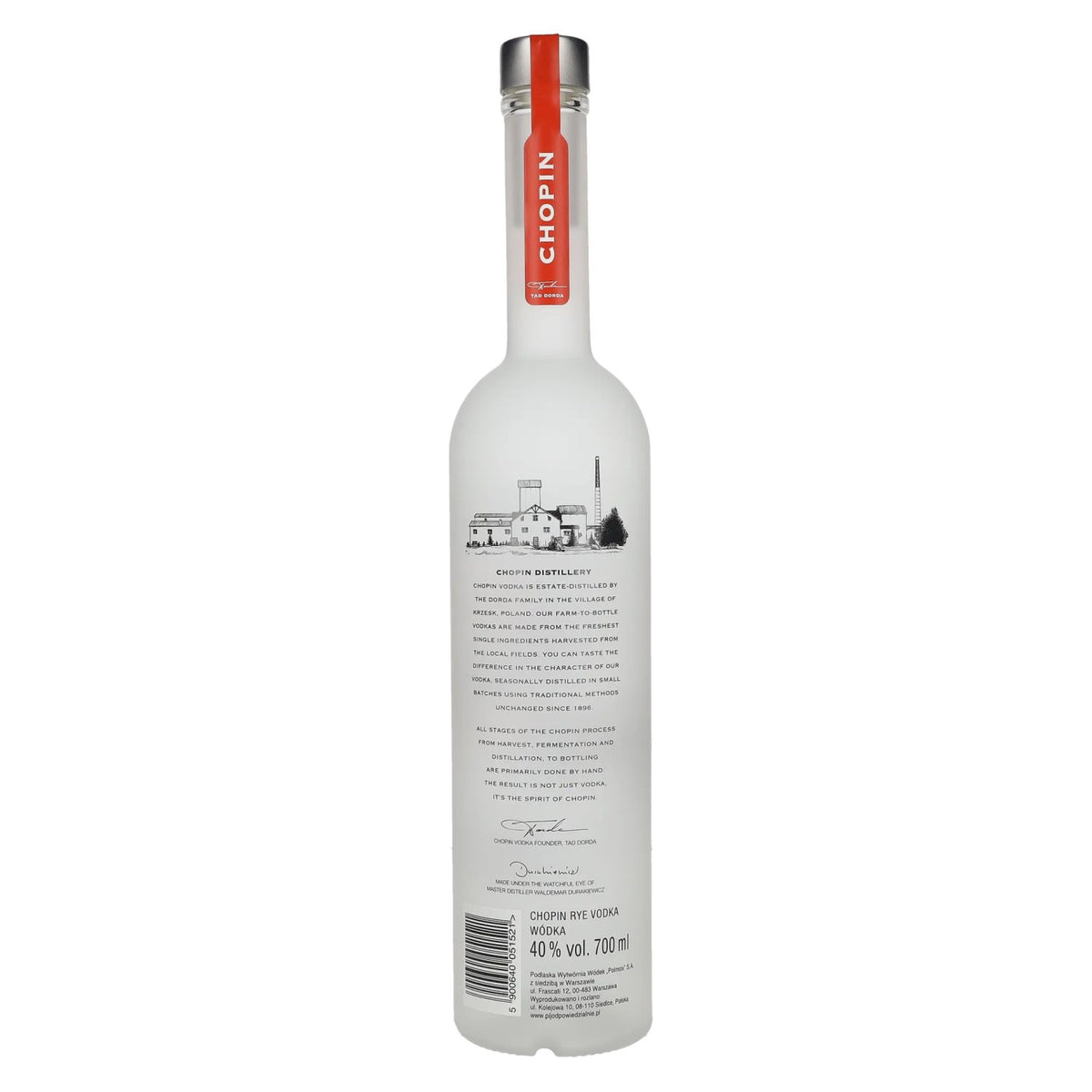 Vodka Chopin Rye 40 % vol. 0,7 l