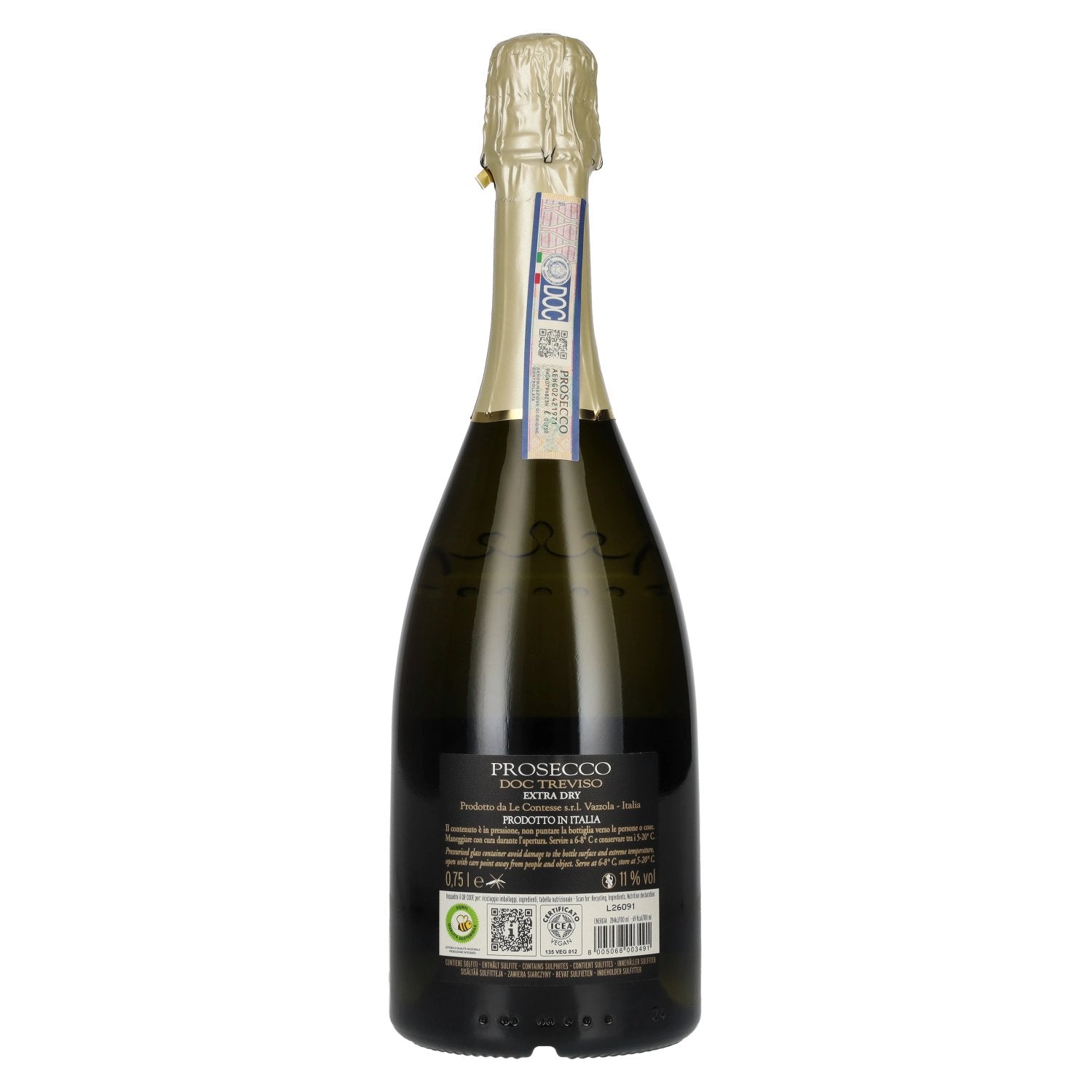Le Contesse Prosecco Treviso Extra Dry DOC 11% Vol. 0,75l