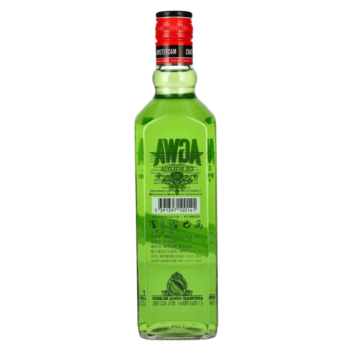 Agwa De Bolivia Coca Leaf Liqueur 30% vol. 0,7l