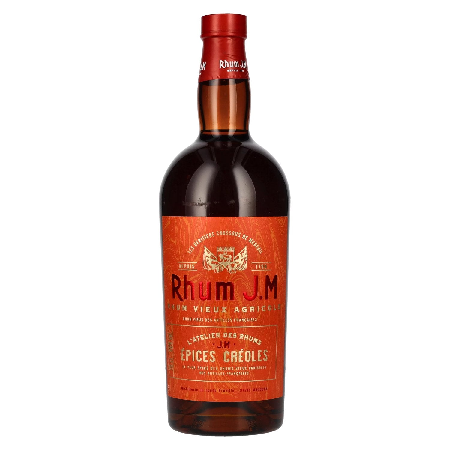 Rhum J.M ÉPICES CRÉOLES Rhum Agricole 46% Vol. 0,7l