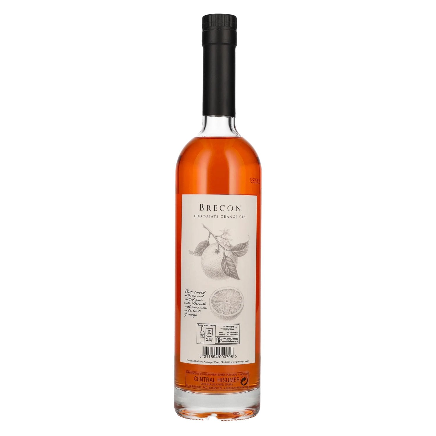 Brecon CHOCOLATE ORANGE Gin 37,5% Vol. 0,7l