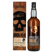 Smokehead EXTRA RARE Islay Single Malt Scotch Whisky Gold Design 40% vol. 1 l in geschenkverpakking