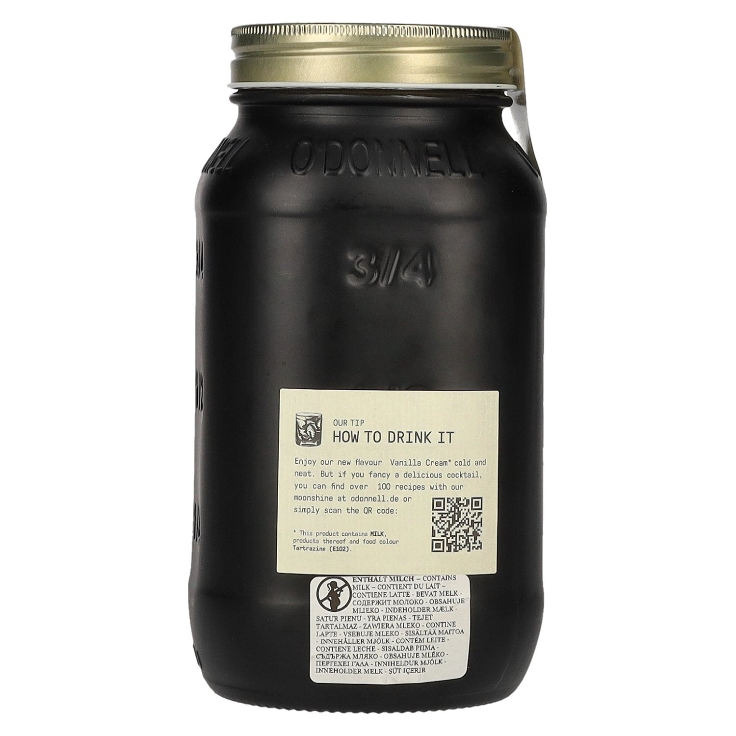 O'Donnell Moonshine VANILLA CREAM Likör 17% Vol. 0,7l