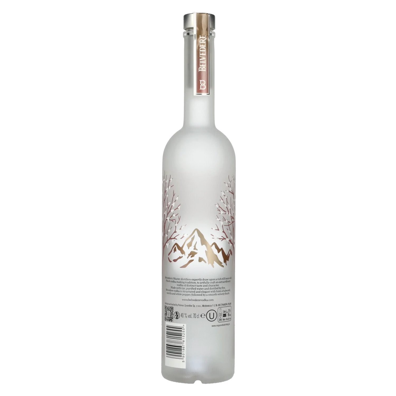 Belvedere Vodka Altitude Edition 40% Vol. 0,7l + LED licht sticker