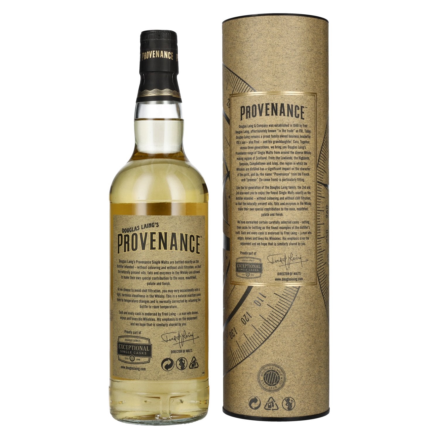 Douglas Laing PROVENANCE Blair Athol 12 Years Old Single Cask Malt 2007 46% Vol. 0,7l in Geschenkbox