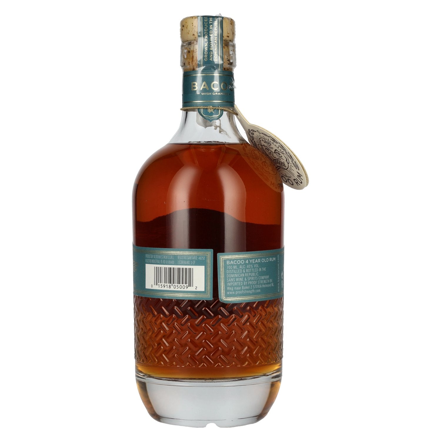 Bacoo 4 Jaar Oude Rum 40% Vol. 0,7l