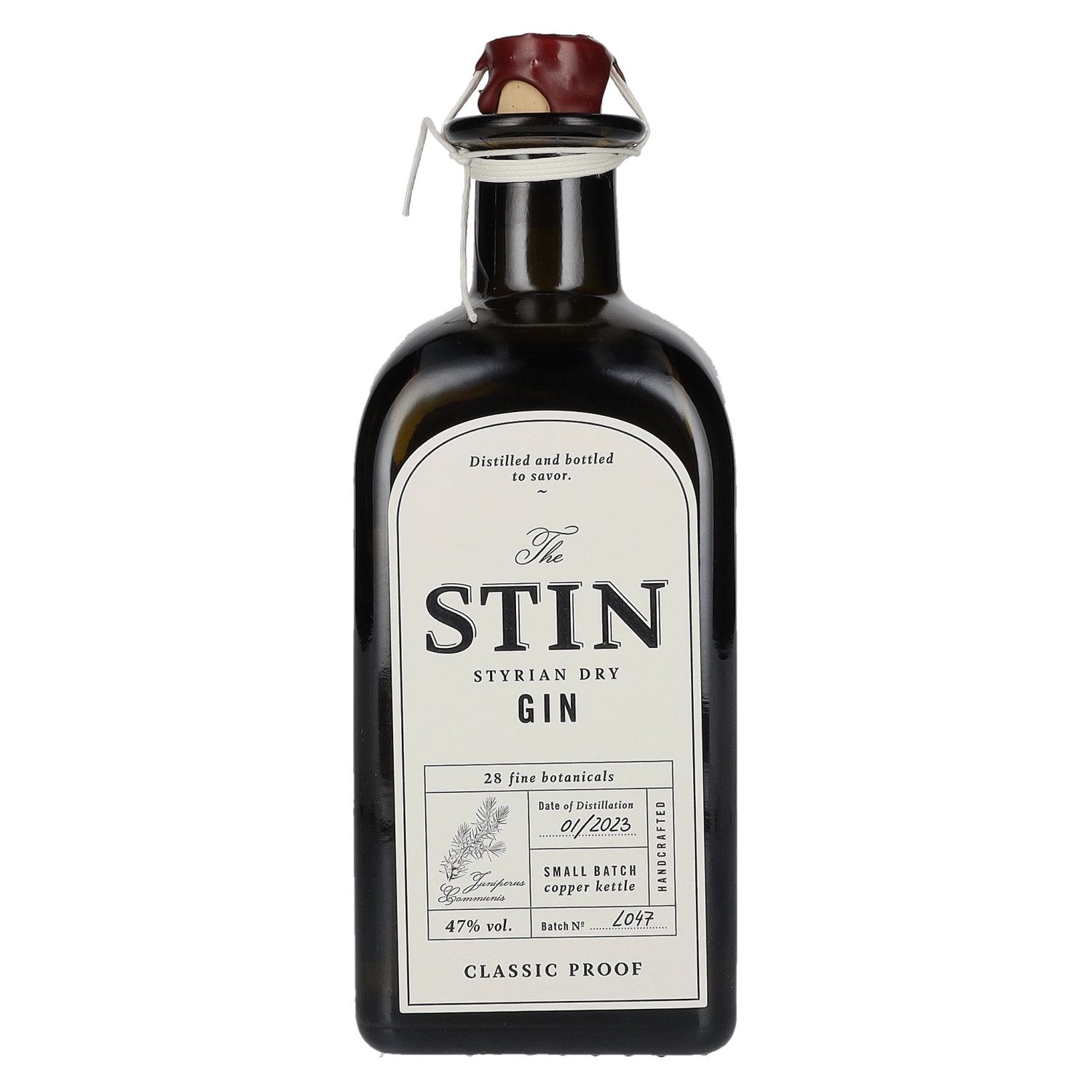 De STIN Dry Gin 47% Vol. 0,5l