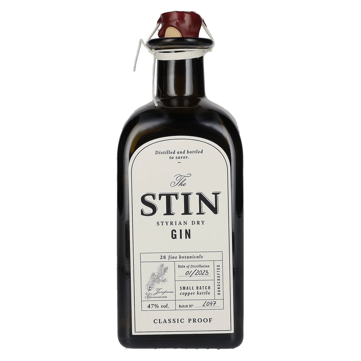 De STIN Styrian Dry Gin 47% vol. 0,5 l
