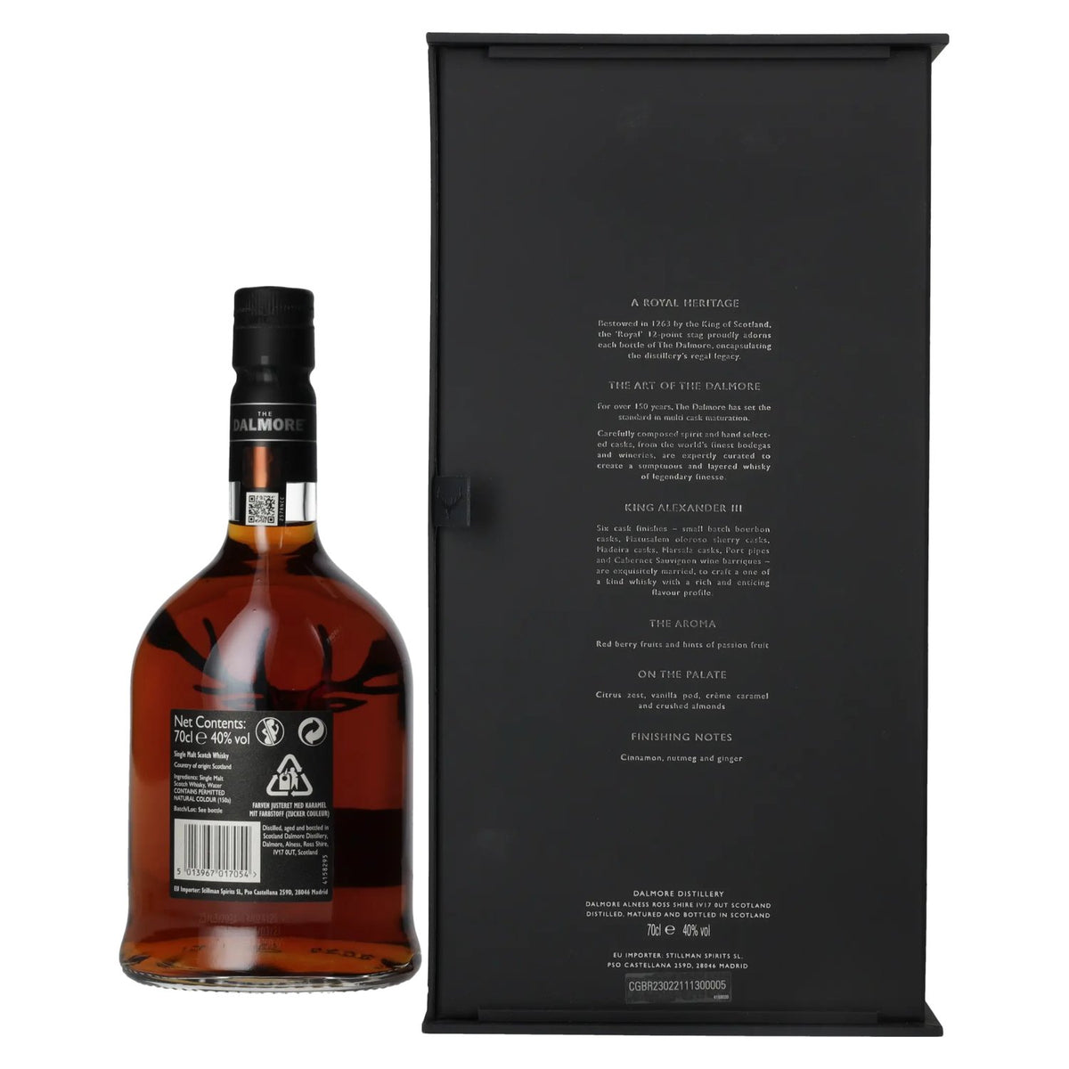 The Dalmore KING ALEXANDER III Highland Single Malt Scotch Whisky 40% vol. 0.7 l in a gift box