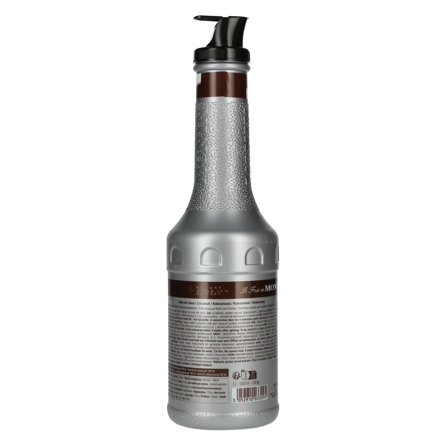 Monin fruit puree COCONUT 1l PET