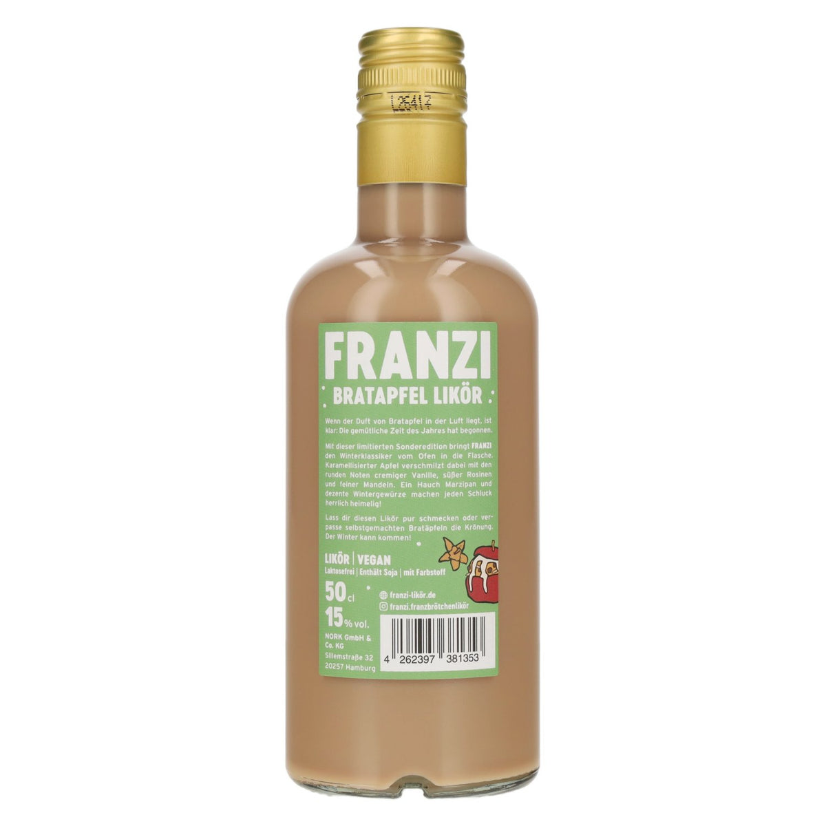 Franzi Likör de pomme cuite, 15 % vol., 0,5 l