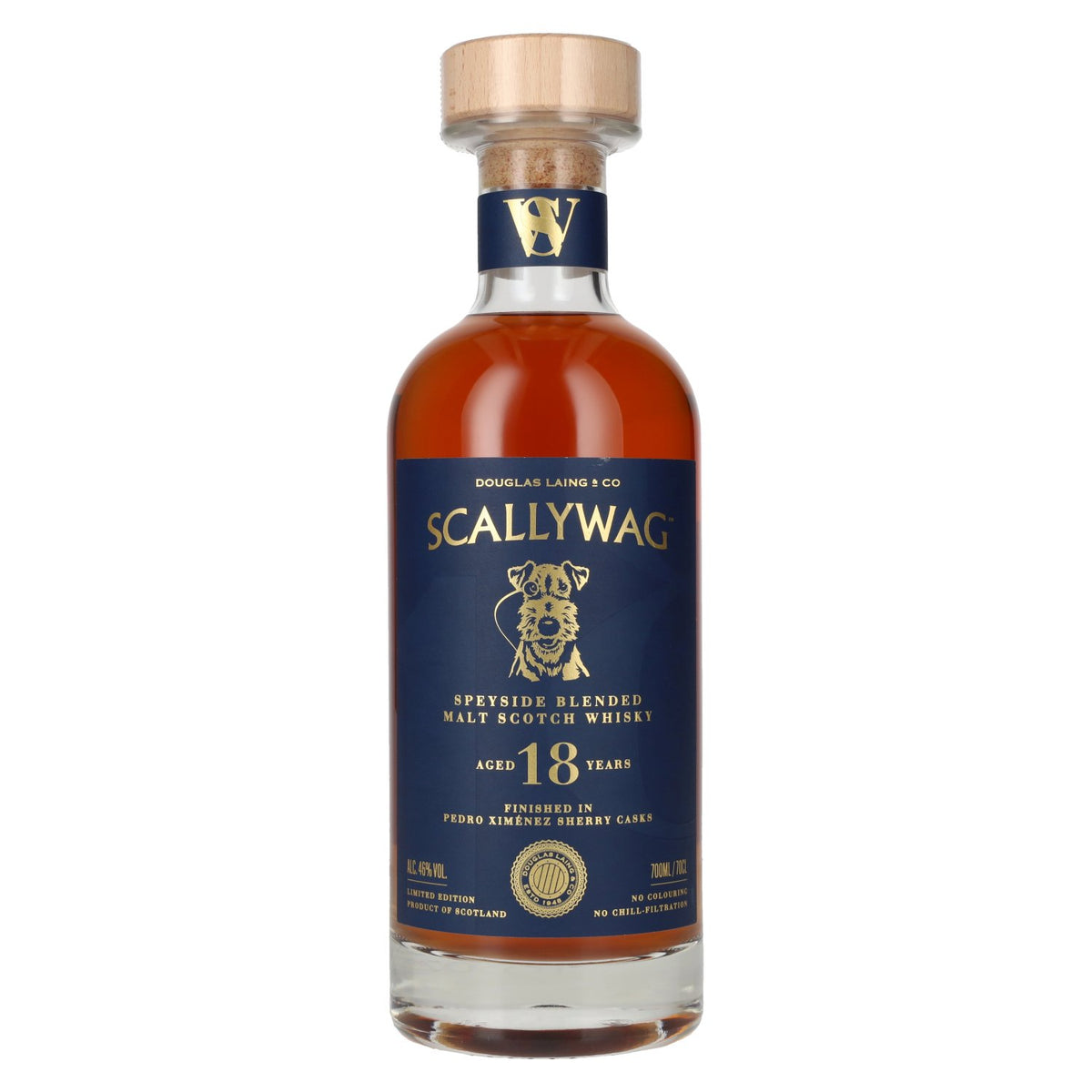 Douglas Laing Scallywag 18 Years Old Speyside Blended Malt PX Sherry Cask Finish 46% vol. 0.7 l