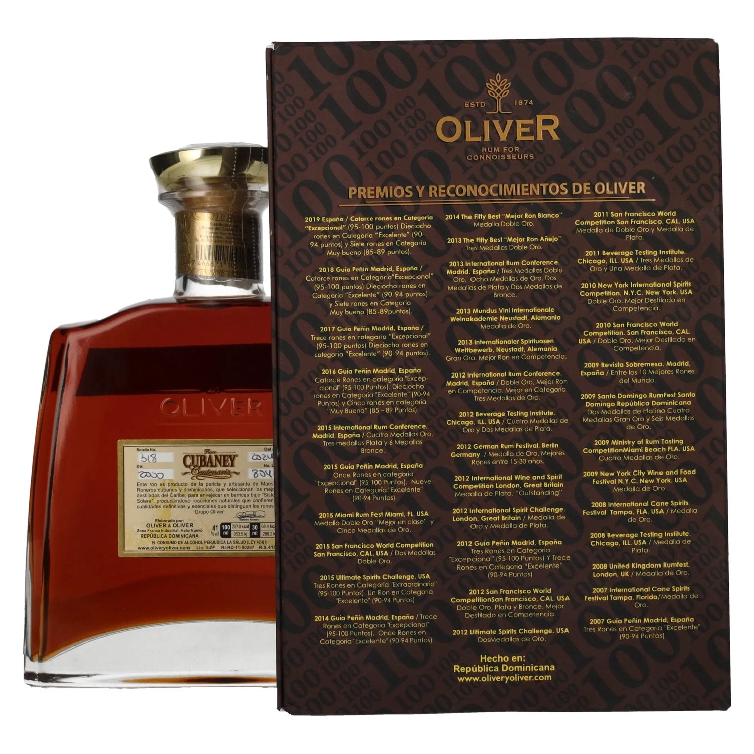Ron Centenario Ultra Premium 41% Vol. 0,7l in geschenkverpakking