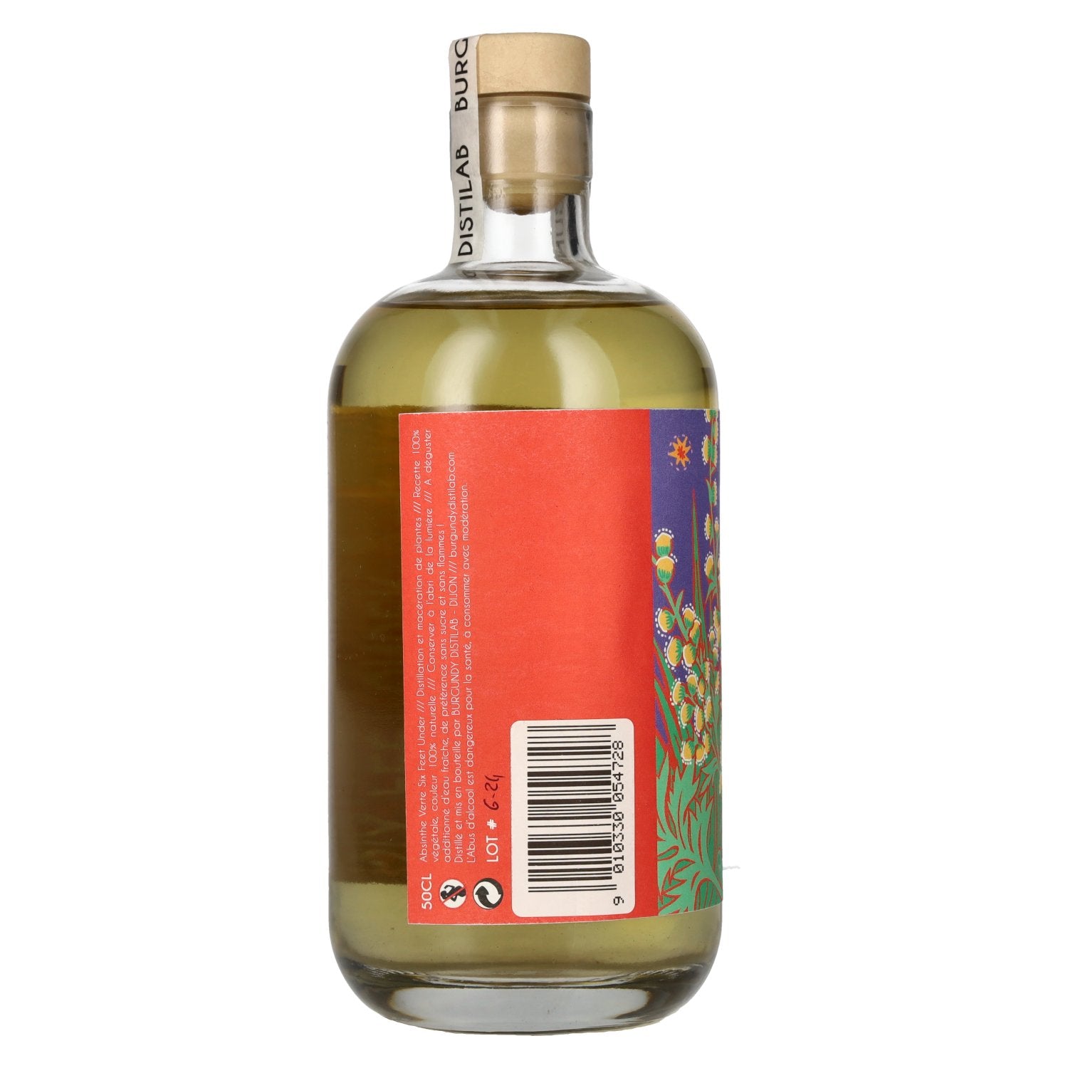 Burgundy Distilab Absinth Six Feet Under 72% Vol. 0,5l