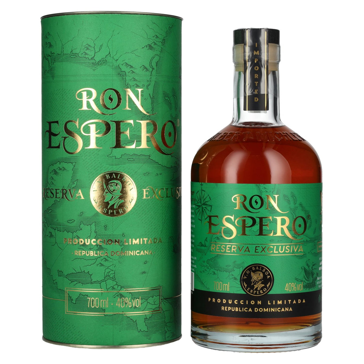 Ron Espero Reserva Exclusiva Limitada 40 % vol., 0,7 l, dans un coffret cadeau