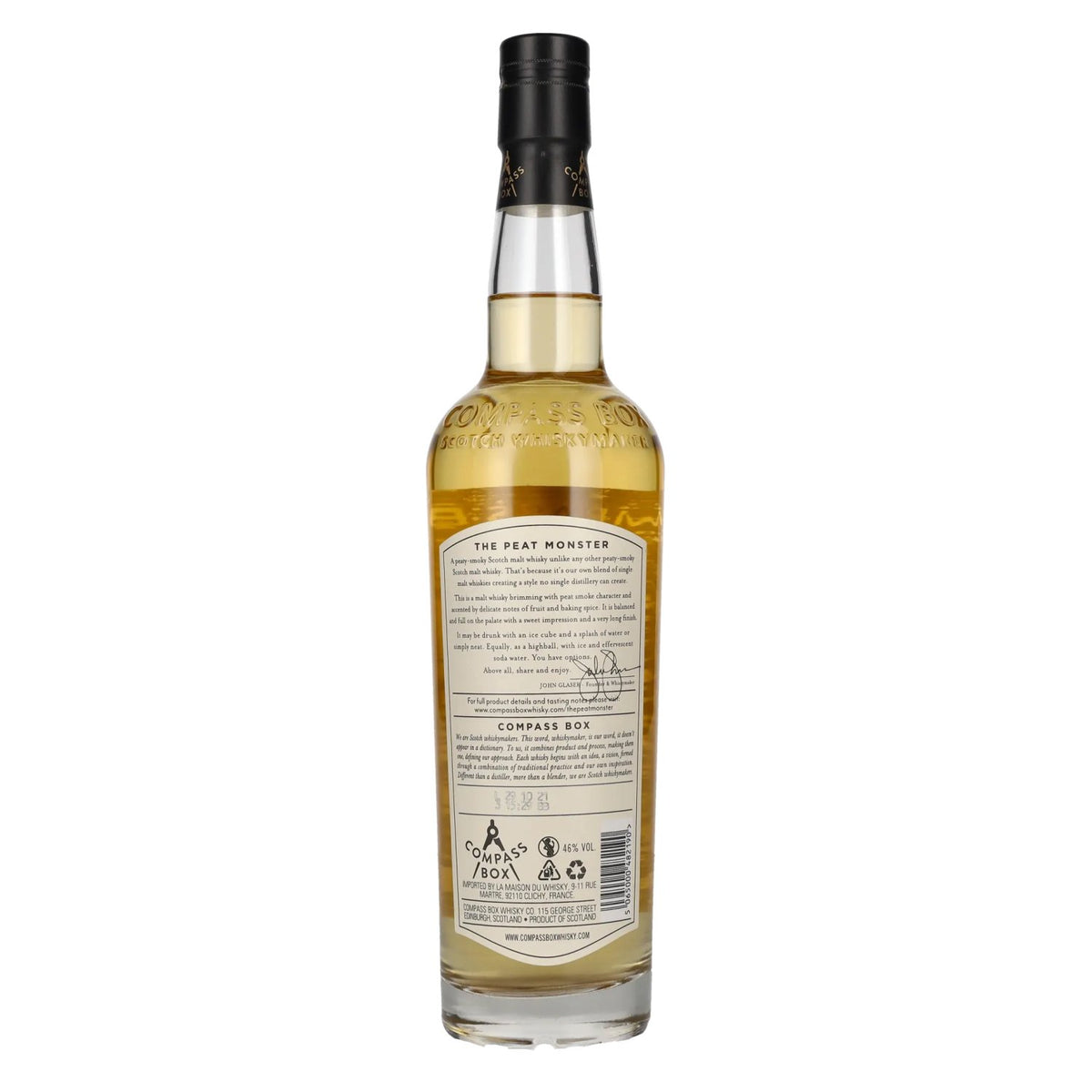 Compass Box THE PEAT MONSTER Blended Malt 46% vol. 0.7l