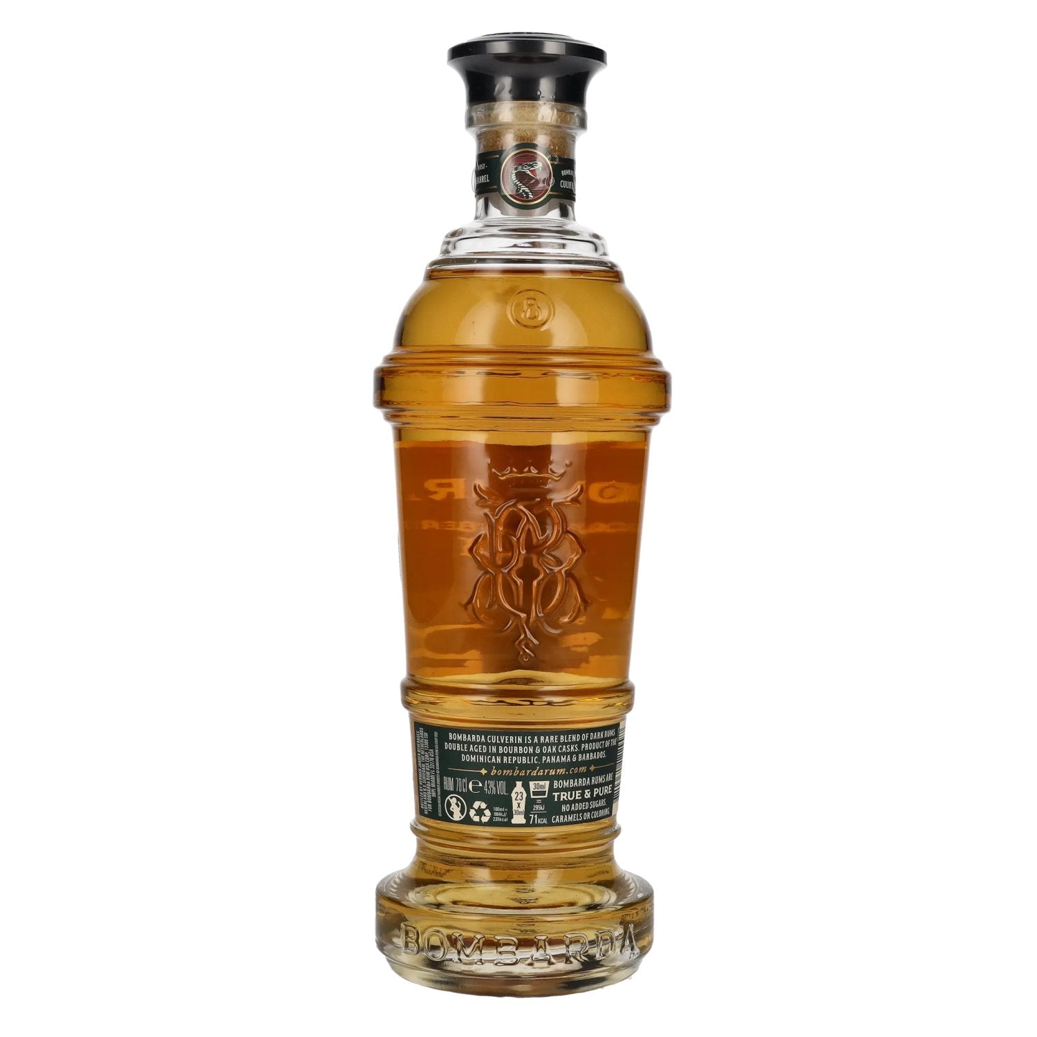 Bombarda CULVERIN Donkere Caribbean Rum 43% Vol. 0,7l