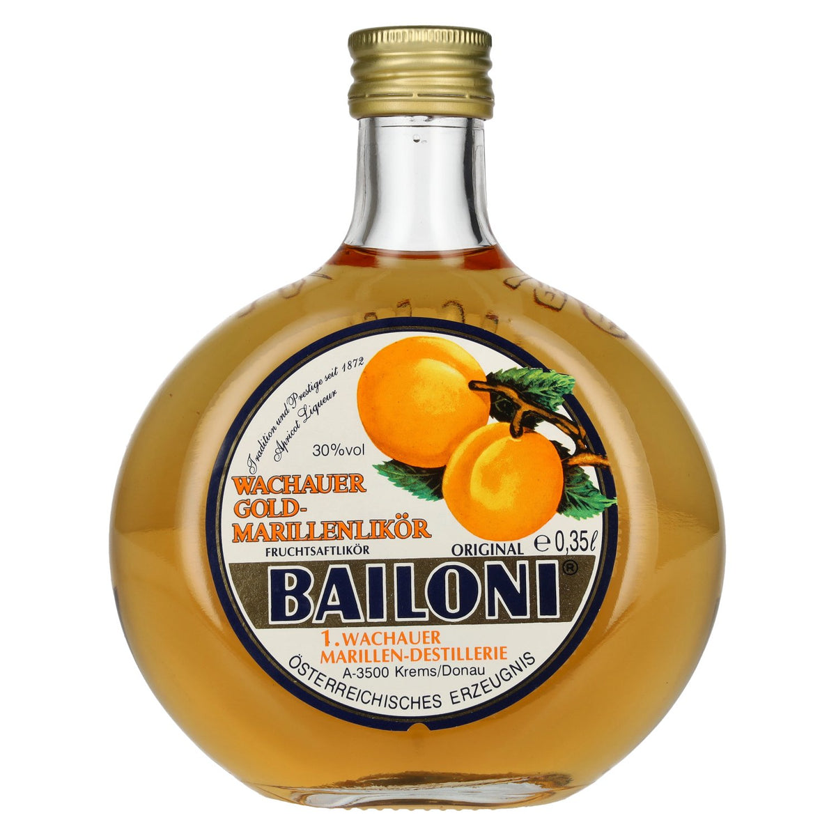 Bailoni Wachau Gold Apricot Liqueur 30% vol. 0.35 l
