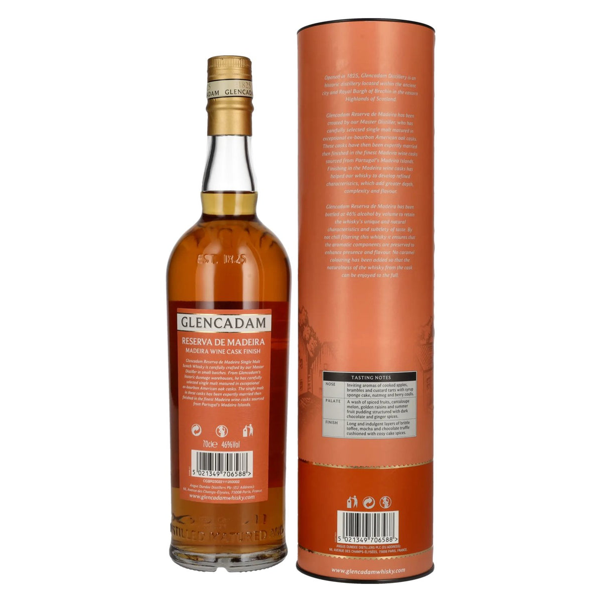 Glencadam RESERVA DE MADEIRA Single Malt MADEIRA CASK FINISH 46% vol. 0.7 l in a gift box